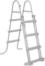 Bestway® Steel Pro MAX™ Aufstellpool-Set mit Filterpumpe Ø 366 x 100 cm, lichtgrau, rund