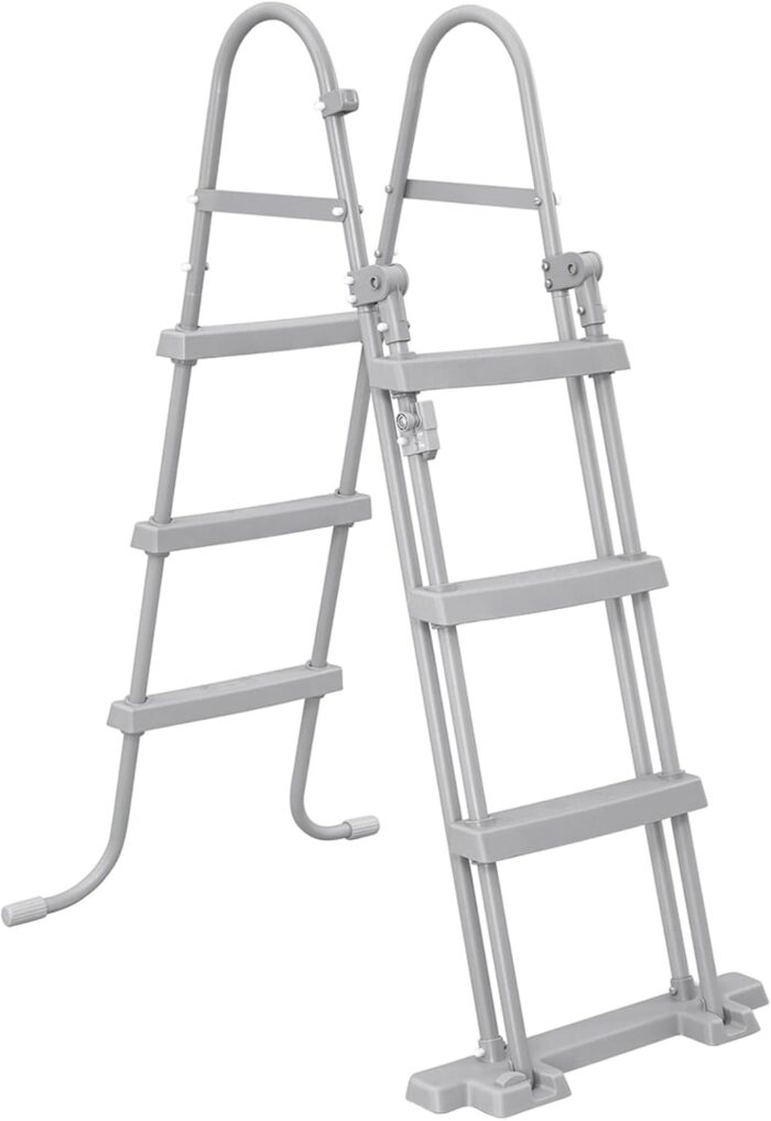 Bestway® Steel Pro MAX™ Aufstellpool-Set mit Filterpumpe Ø 366 x 100 cm, lichtgrau, rund