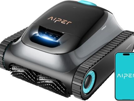 (2026 Upgrade) AIPER Scuba S1 Poolroboter Boden und Wand, Wasserlinienreinigung, Doppelfiltration, 240 Min Laufzeit, Intelligente Navigation, App-Steuerung & OTA-Updates für Einbau- und Aufstellpools