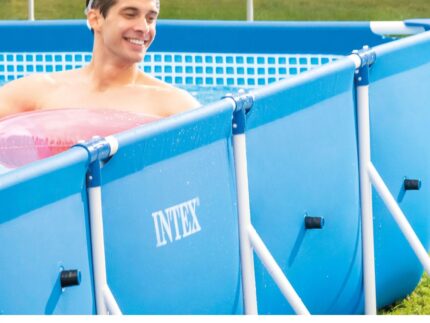 Intex Rectangular Frame Pool - Aufstellpool - 450 x 220 x 84 cm