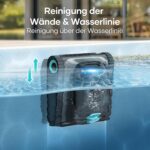 (2026 Upgrade) AIPER Scuba S1 Poolroboter Boden und Wand, Wasserlinienreinigung, Doppelfiltration, 240 Min Laufzeit, Intelligente Navigation, App-Steuerung & OTA-Updates für Einbau- und Aufstellpools