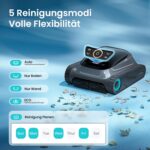 (2026 Upgrade) AIPER Scuba S1 Poolroboter Boden und Wand, Wasserlinienreinigung, Doppelfiltration, 240 Min Laufzeit, Intelligente Navigation, App-Steuerung & OTA-Updates für Einbau- und Aufstellpools