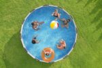 Bestway® Steel Pro MAX™ Aufstellpool-Set mit Filterpumpe Ø 366 x 100 cm, lichtgrau, rund